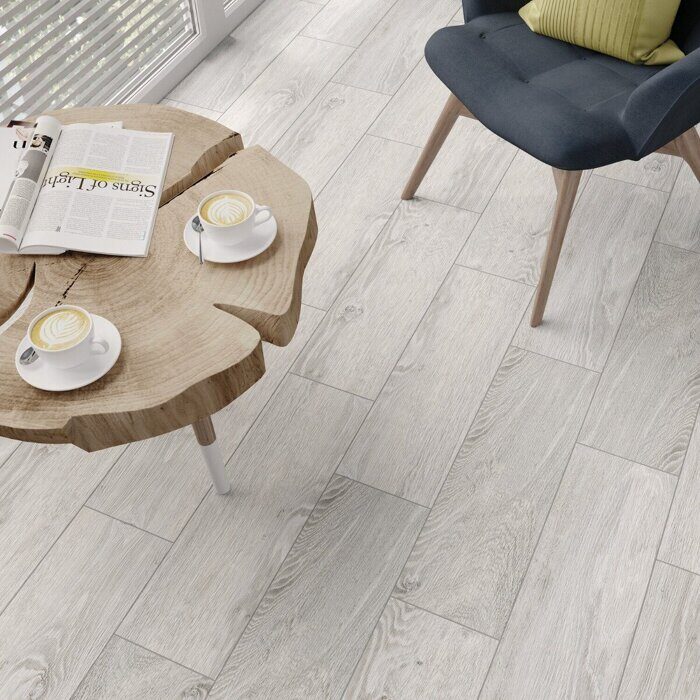 Northwood NW4M092 керамогранит серый матовый рельеф 18х60см Cersanit