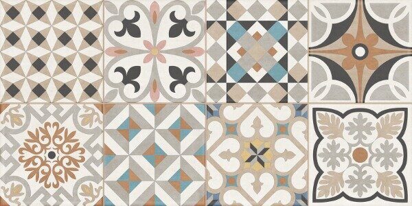 Design Art Mix 2 New Trend настенная плитка цветная матовая пэчворк 30х60 см