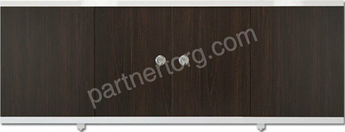 Экран-купе под ванну с раздвижными дверцами цветной 169х56см цвет Венге