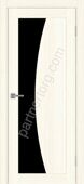 Сицилия 721.21 межкомнатная дверь ясень перламутровый лакобель черное