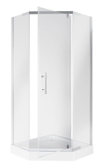 Niagara Eco NG-010-14D 100х100х195см душевое ограждение, поддон  13см, прозрачное стекло