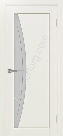 Сицилия 722.21 линии межкомнатная дверь бежевый со стеклом мателюкс