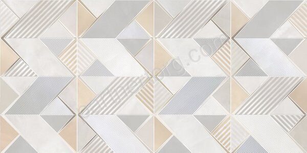 Rivoli декор светло-серый глянцевый 25х50см Alma Ceramica DWU09RVL014