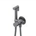 Axes Iddis графит смеситель скрытого монтажа с гигиеническим душем 005GMR0i08