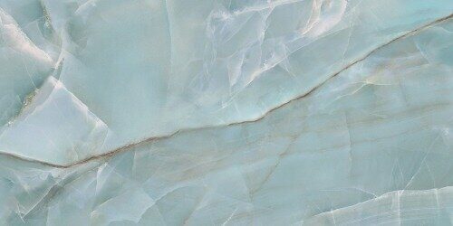 Maritime настенная плитка бирюзовая глянцевая 25х50см Alma Ceramica TWU2550MRM60