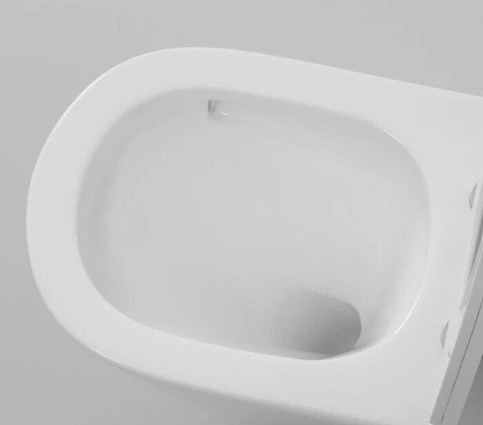 Grossman GR-4449MSQ напольный безободковый унитаз Торнадо белый матовый с сидением