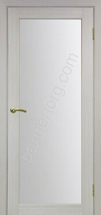 Парма 401.2 межкомнатная дверь дуб беленый FL со стеклом на выбор