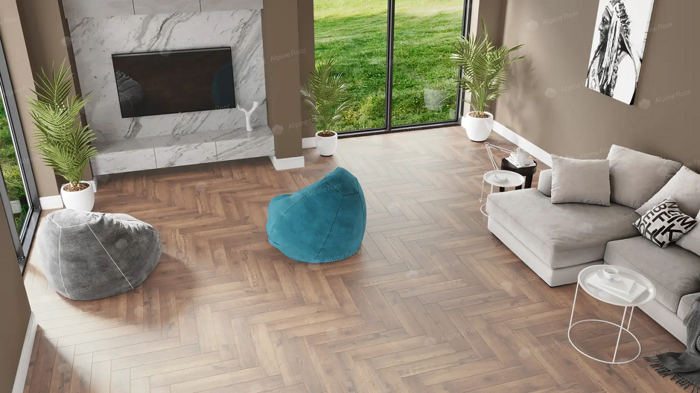 Дуб Royal Parquet Premium каменно-полимерная замковая SPC плитка Alpine Floor ECO 19-2