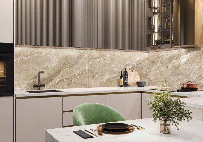 Frapucino Chocolate Delacora керамогранит бежевый матовый sugar-эффект 120х60см