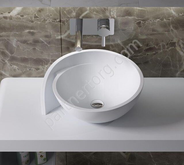 NST-5045M раковина настольная искусственный камень, ширина 50 см